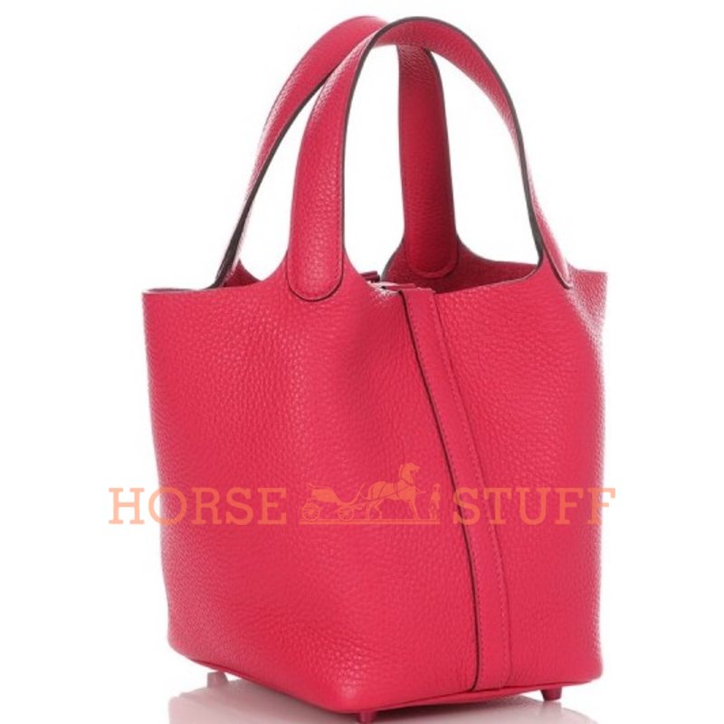 Hermès Picotin Lock 18 Rose Mexico Clemence Pink HW