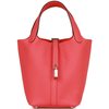 Hermès Picotin Lock 18 Rose Texas Clemence PHW