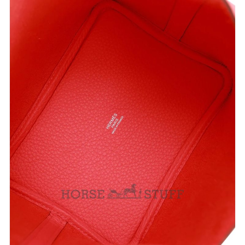 Hermès Picotin Lock 18 Rose Texas Clemence PHW