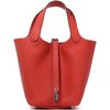 Hermès Picotin Lock 18 Rouge Tomate Clemence PHW