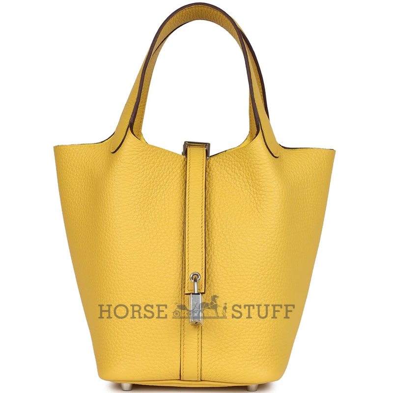 Hermès Picotin Lock 18 Sun Clemence PHW