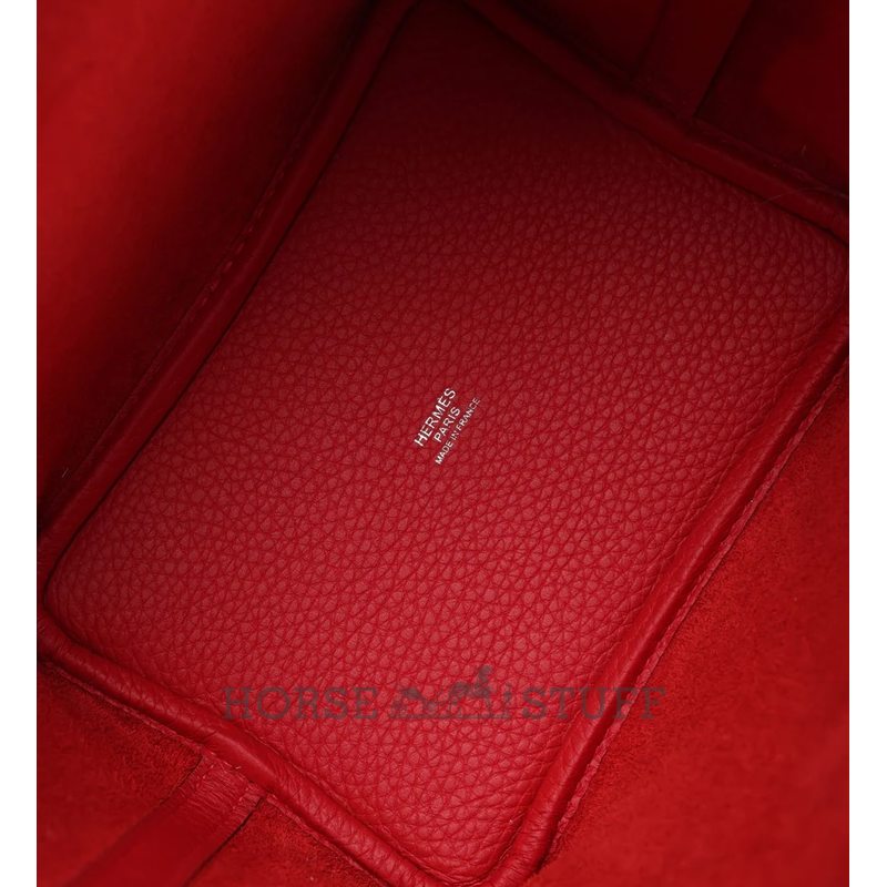 Hermès Picotin Lock 18 Vermillion Clemence PHW