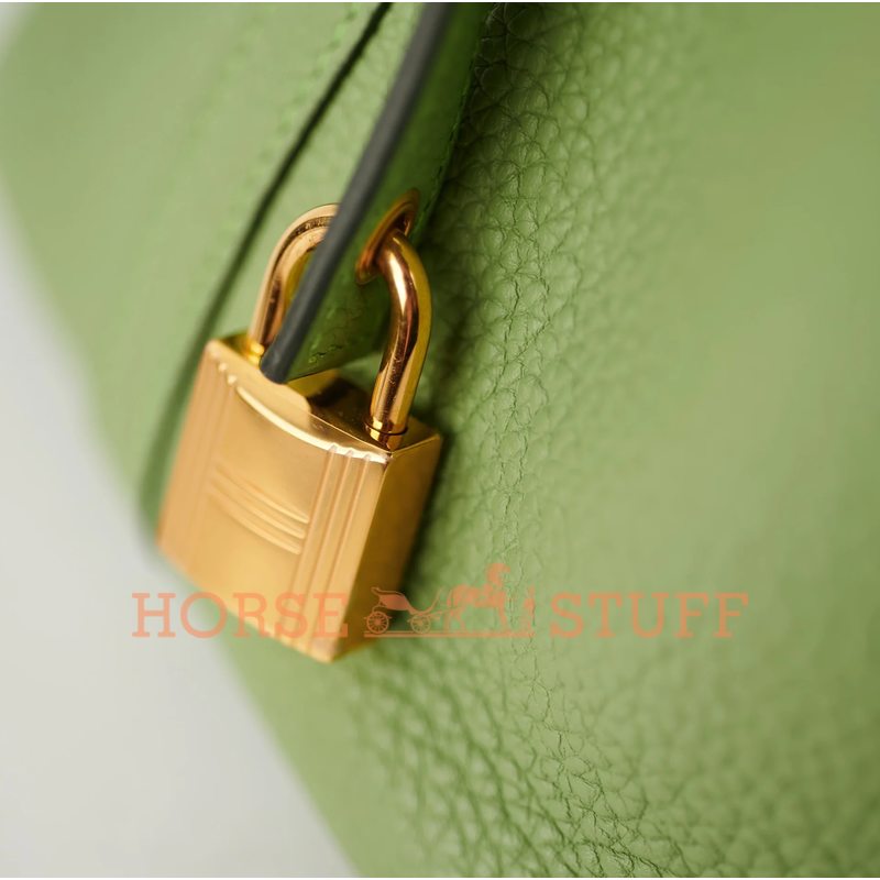 Hermès Picotin Lock 18 Vert Criquet Clemence GHW