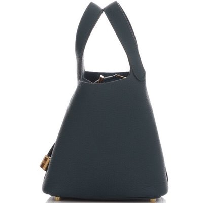 Hermès Picotin Lock 18 Vert Cypress Clemence GHW