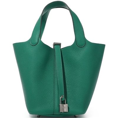 Hermès Picotin Lock 18 Vert Jade Clemence PHW