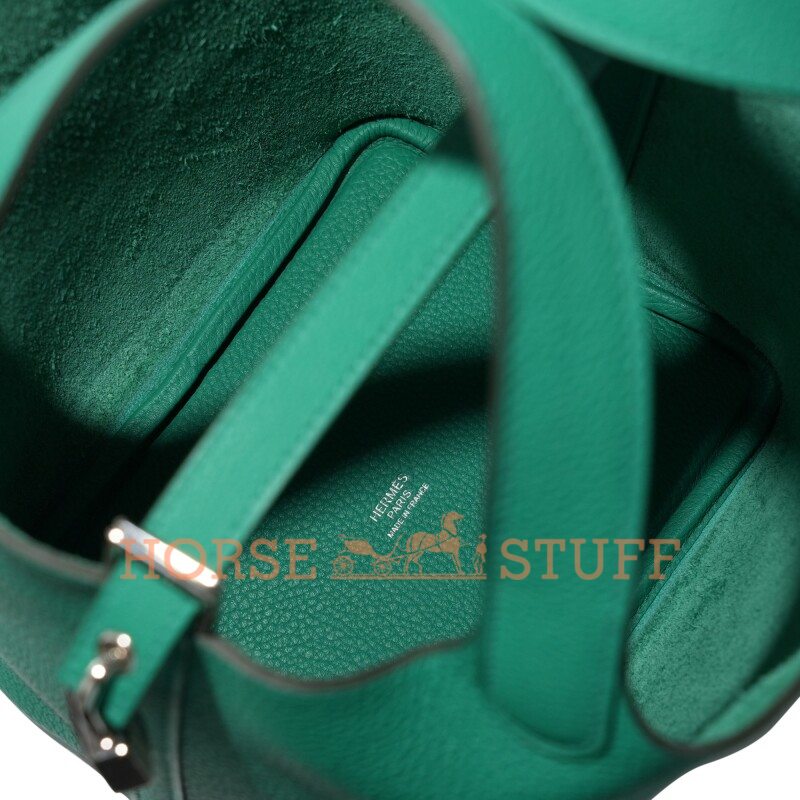 Hermès Picotin Lock 18 Vert Jade Clemence PHW