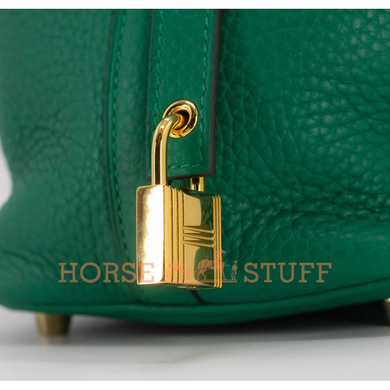 Hermès Picotin Lock 18 Vert Vertigo Clemence GHW