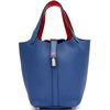 Hermès Picotin Lock 18 Eclat Blue Brighton / Capucine Clemence PHW