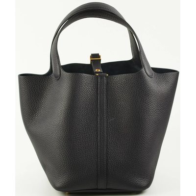 Hermès Picotin Lock 22 Caban Clemence GHW