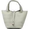 Hermès Picotin Lock 22 Gris Neve Clemence PHW