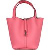Hermès Picotin Lock 22 Rose Azalee Clemence PHW