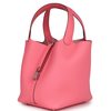 Hermès Picotin Lock 22 Rose Azalee Clemence PHW