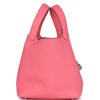 Hermès Picotin Lock 22 Rose Azalee Clemence PHW