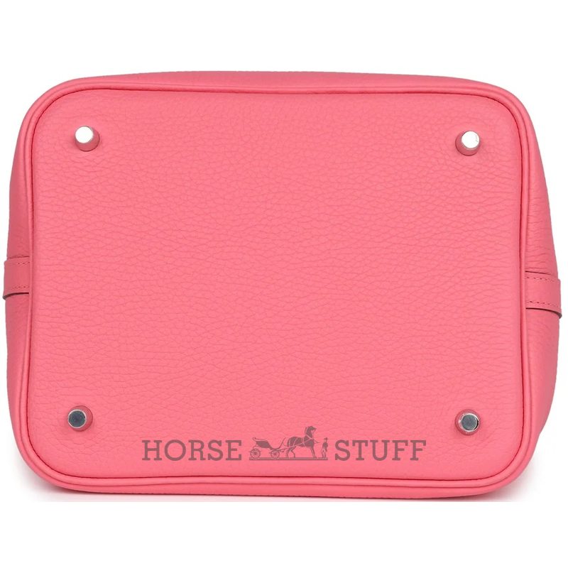 Hermès Picotin Lock 22 Rose Azalee Clemence PHW