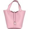 Hermès Picotin Lock 22 Rose Sakura Clemence PHW