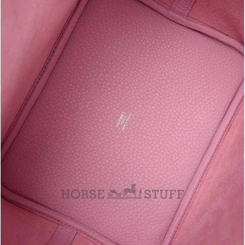 Hermès Picotin Lock 22 Rose Sakura Clemence PHW