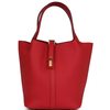 Hermès Picotin Lock 22 Vermillion Clemence GHW