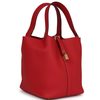 Hermès Picotin Lock 22 Vermillion Clemence GHW