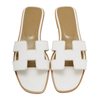 Hermès Oran Sandal White Box